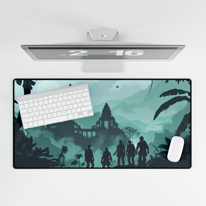 Heroic Night Digital Art: Starry Skies Adventure - Desk Mat