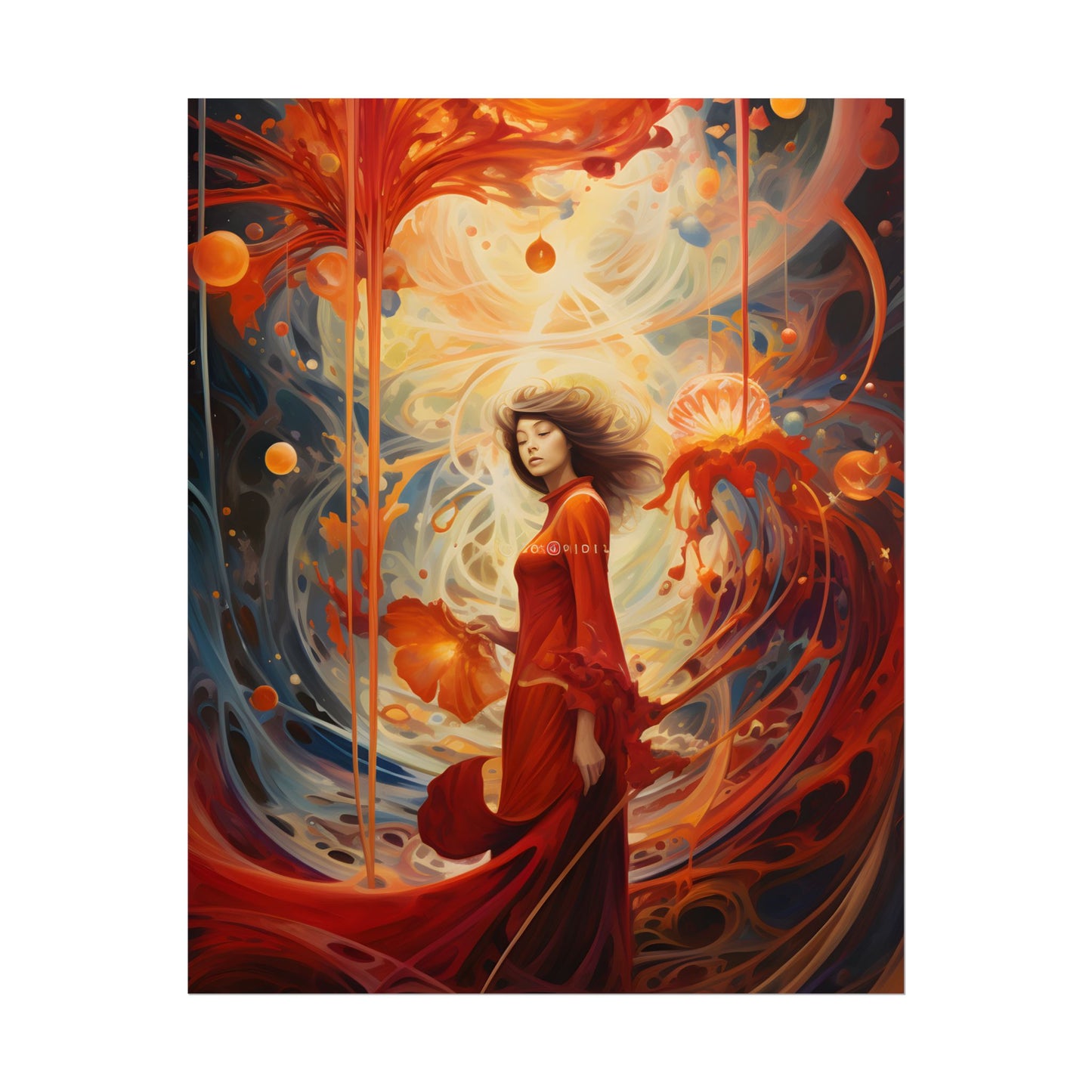 Stellar Gallery: Cosmic Abstract Art Collection - Poster