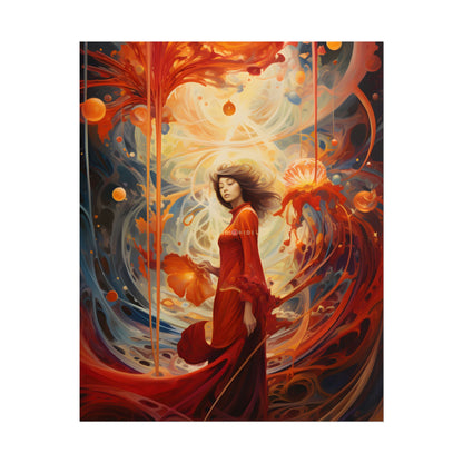 Stellar Gallery: Cosmic Abstract Art Collection - Poster