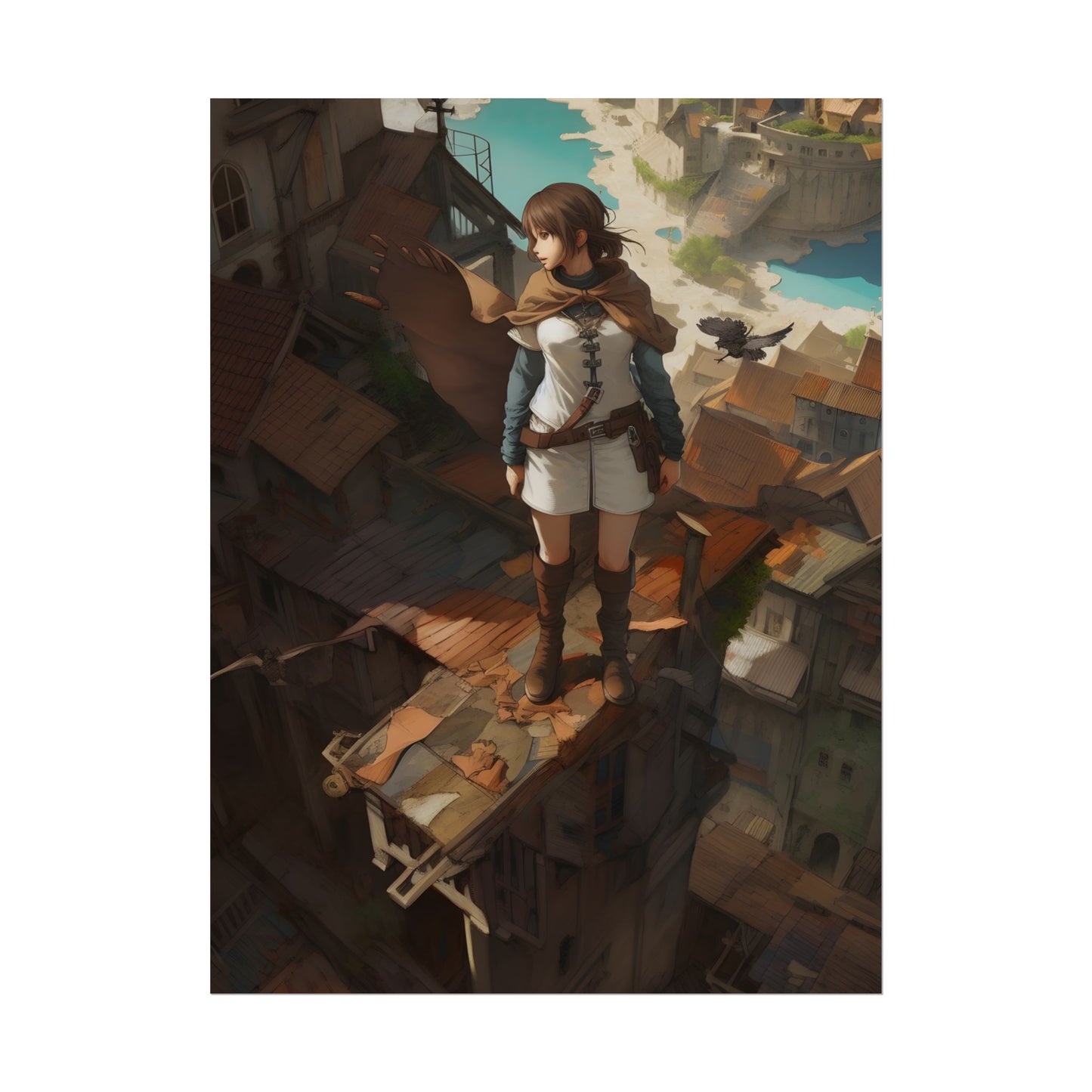 Dramatic Bird's Eye View: Anime in Flight - Poster