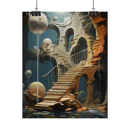Person in Urban Oasis: Outdoors Artwork - Poster