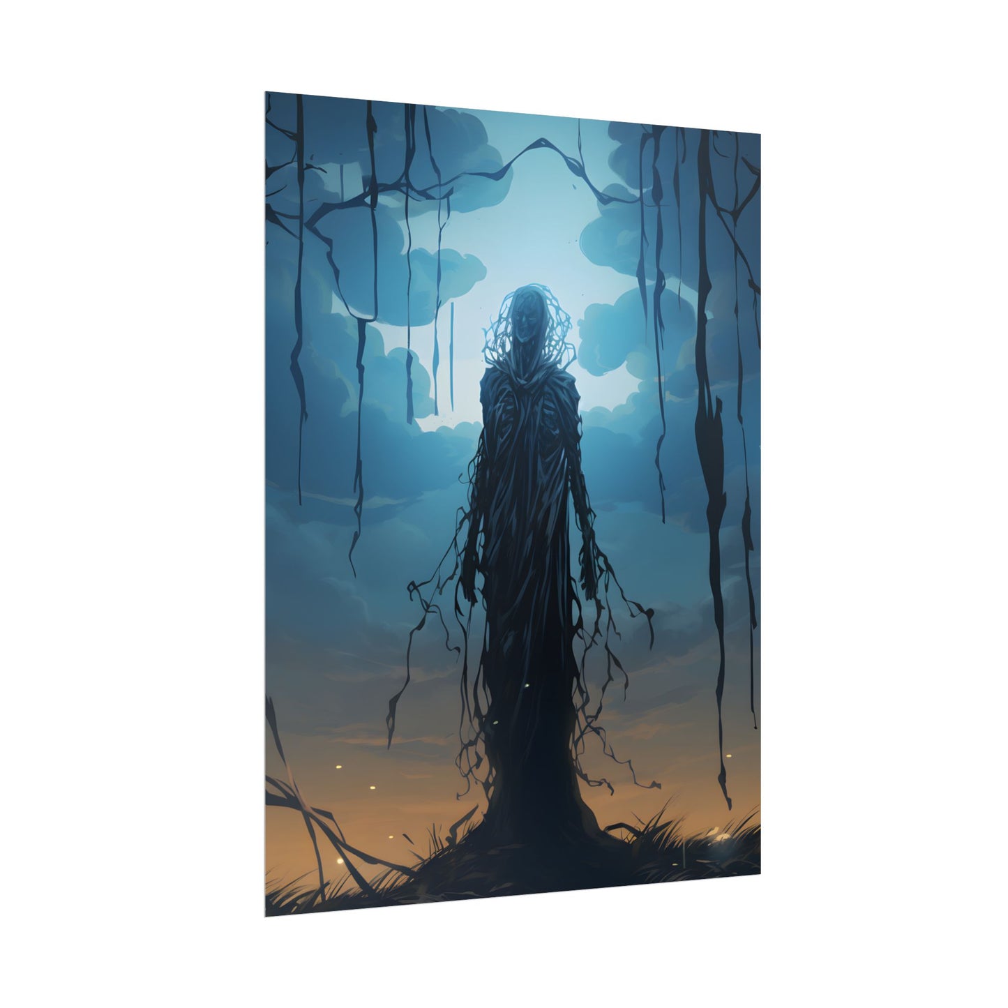 Writing Utensil Artwork: Creative Expression Above Paper - Poster