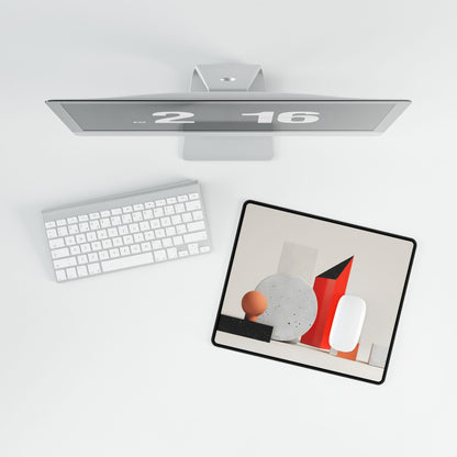 Minimalist Geometric Design: Modern Accessory Artwork - Desk Mat