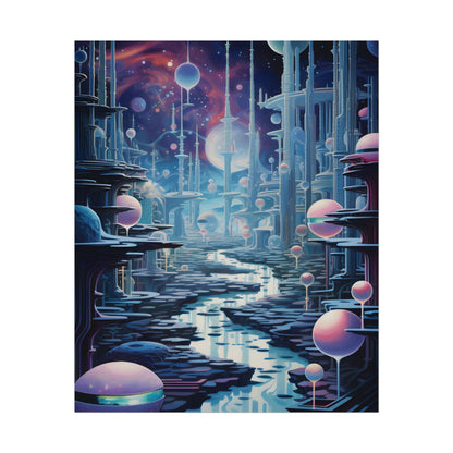 Celestial Art Gallery: Modern Architectural Design - Poster