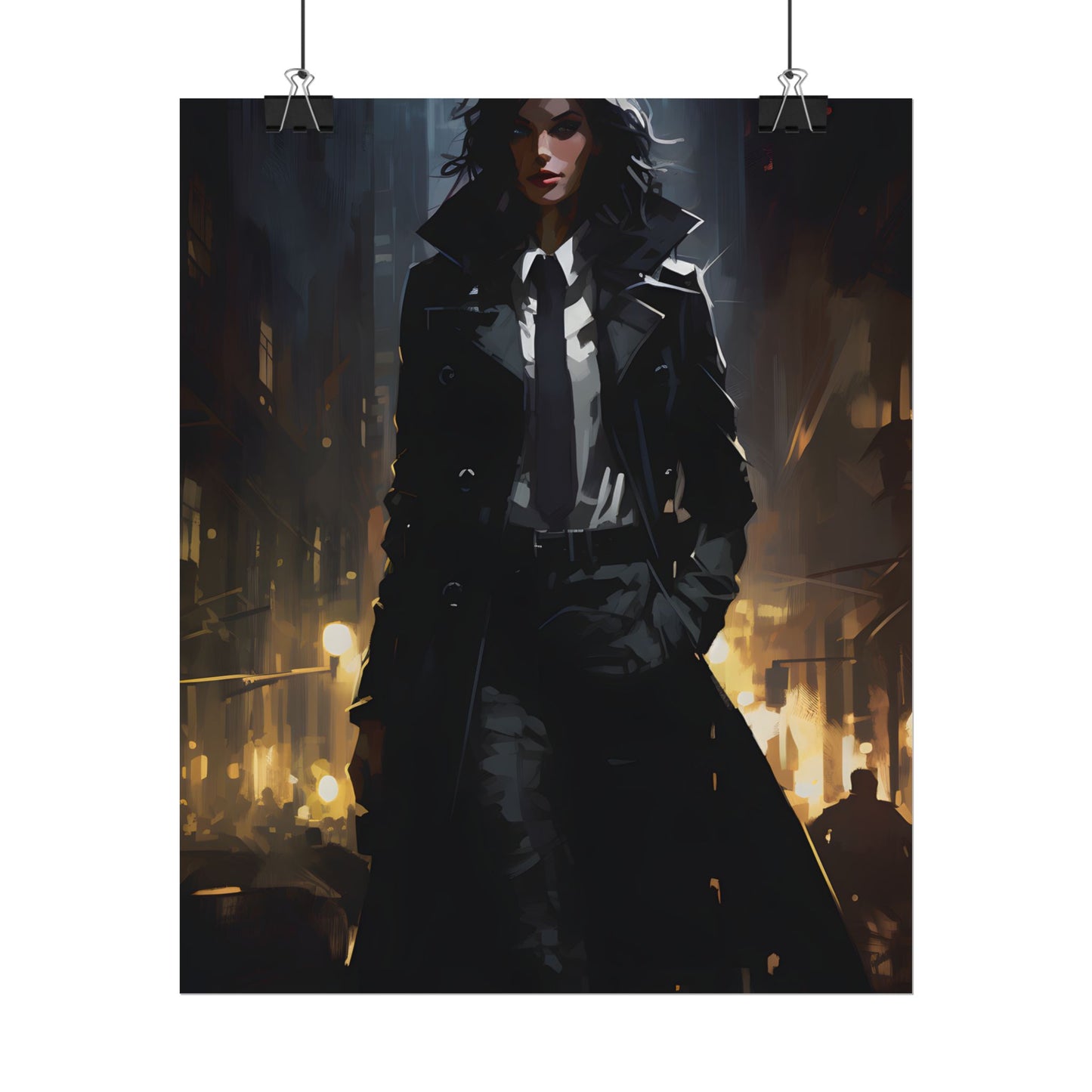 Urban Fantasy Detective: Mystery in City Streets - Poster