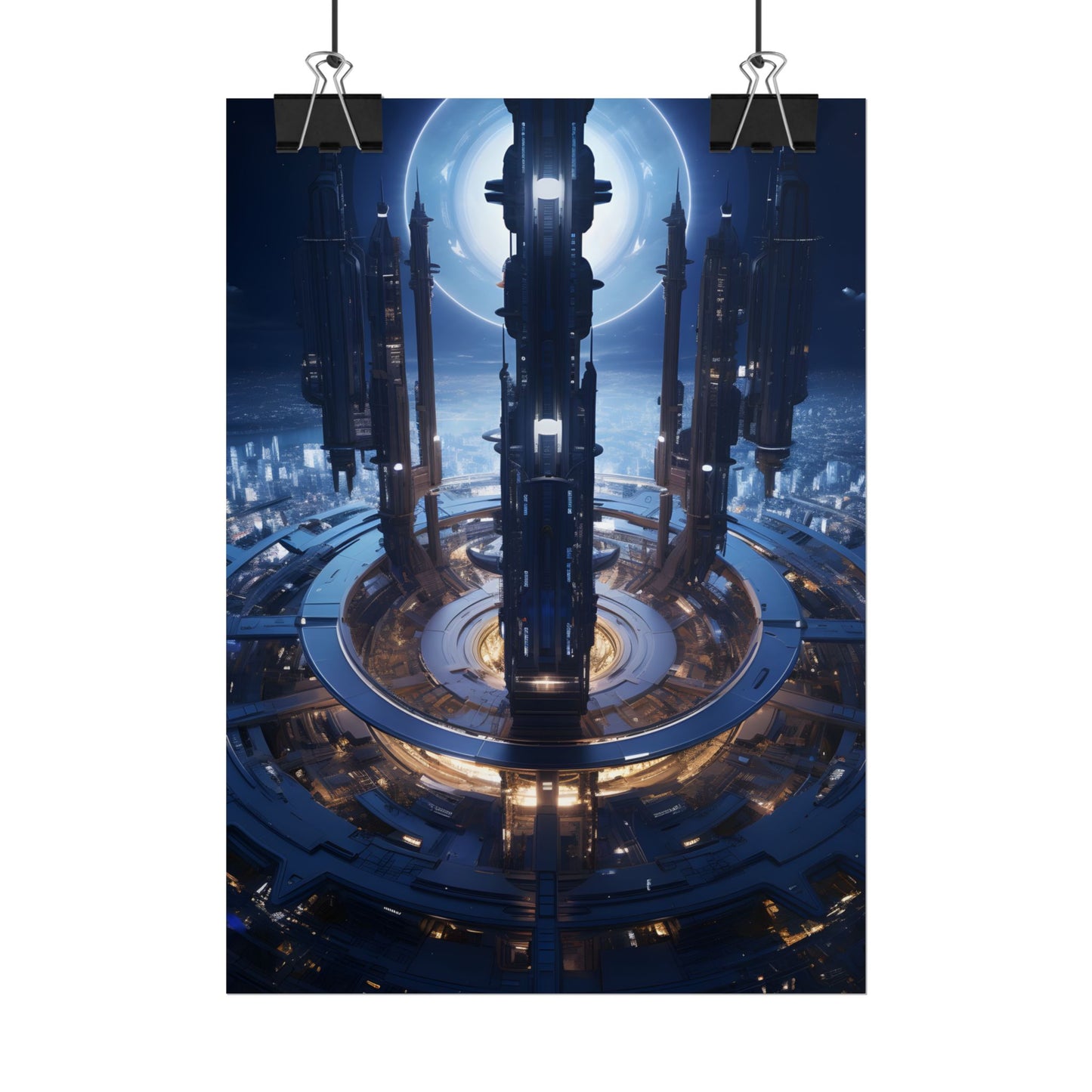 Massive Space Station: A Complex Oasis in Outer Space - Poster