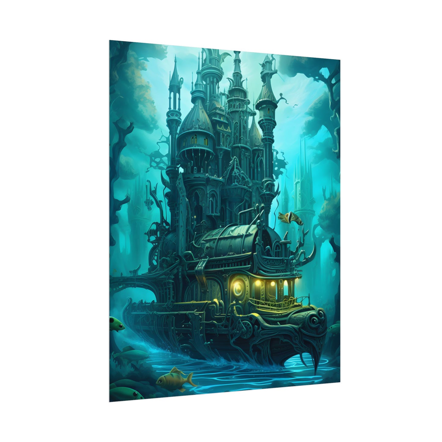 Tidal Quest: Steampunk Depths - Poster