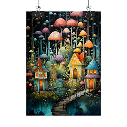 Enchanted Forest Fairies: A Classic Whimsical Artwork - Poster