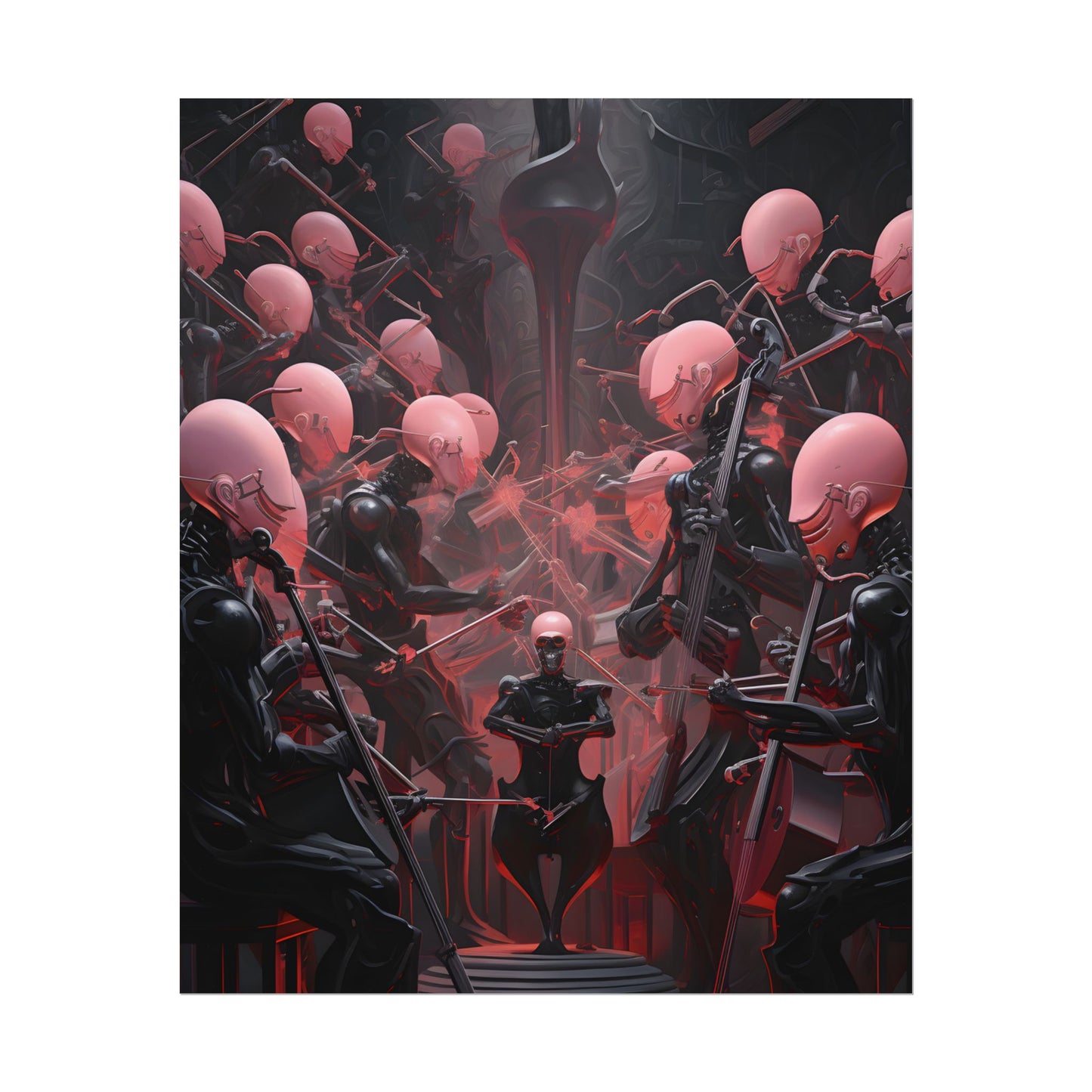 Robot Symphony: A Sentient Orchestra of Robots in Harmony - Poster