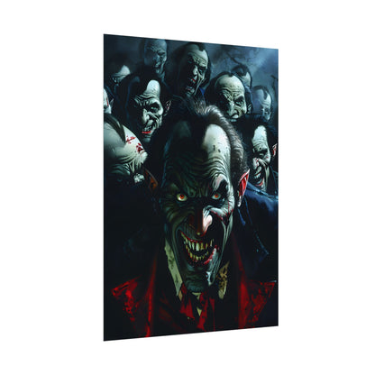 Mischievous Vampires: Gothic Group Artwork - Poster