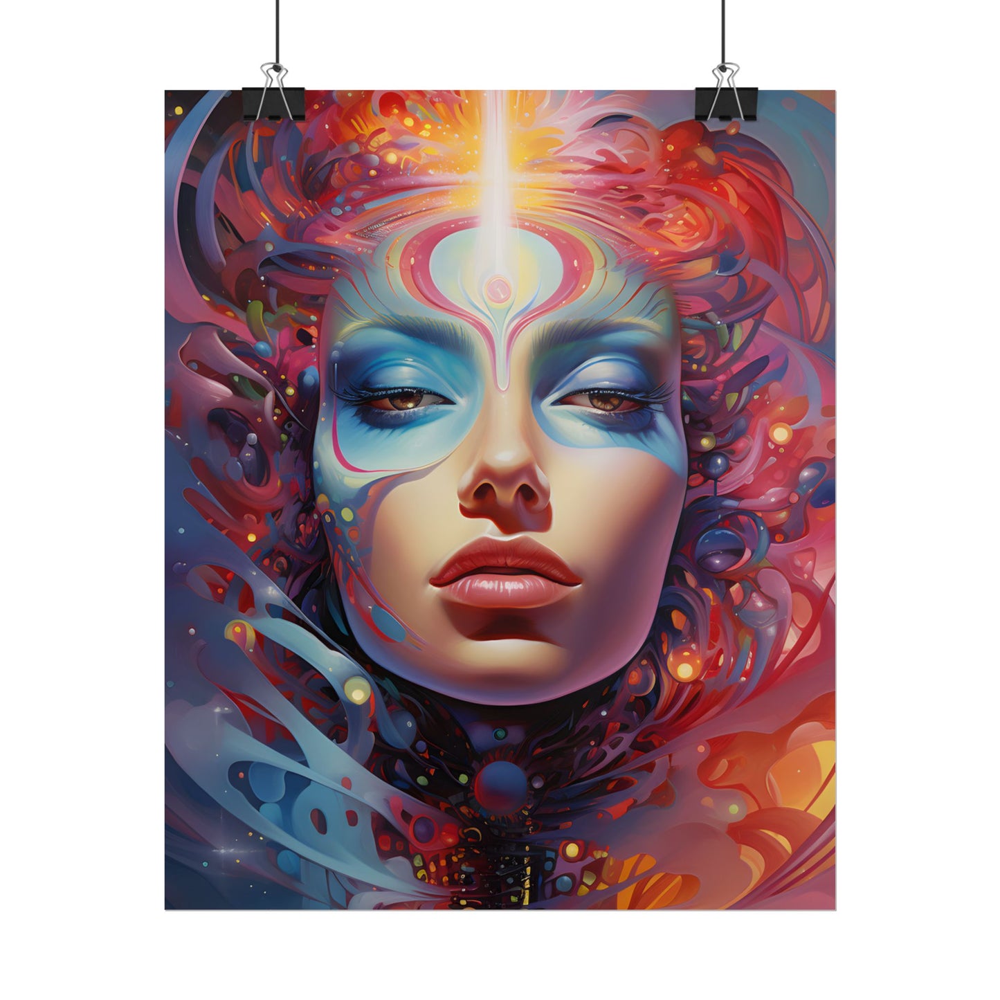 Vibrant Celestial Art Gallery: Wide Angle Shot - Poster