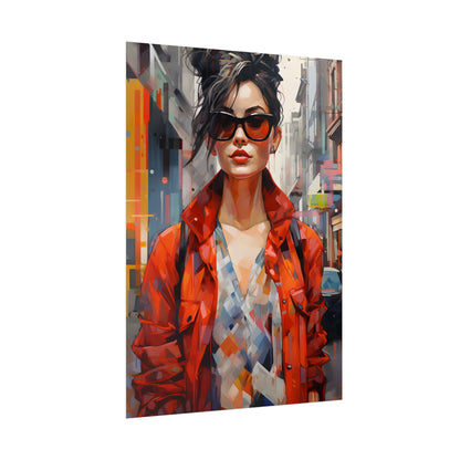 Urban City Style: Fashionista in the City - Poster