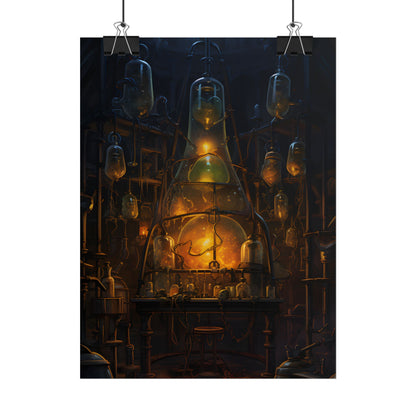 Mysterious Lab: Scientific Secrets in Darkness - Poster