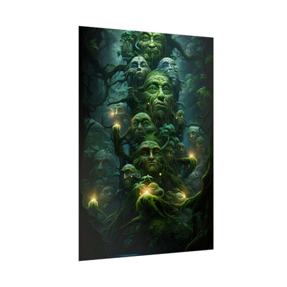 Mystical Ancient Forest Guardians: Natural Artwork - Poster