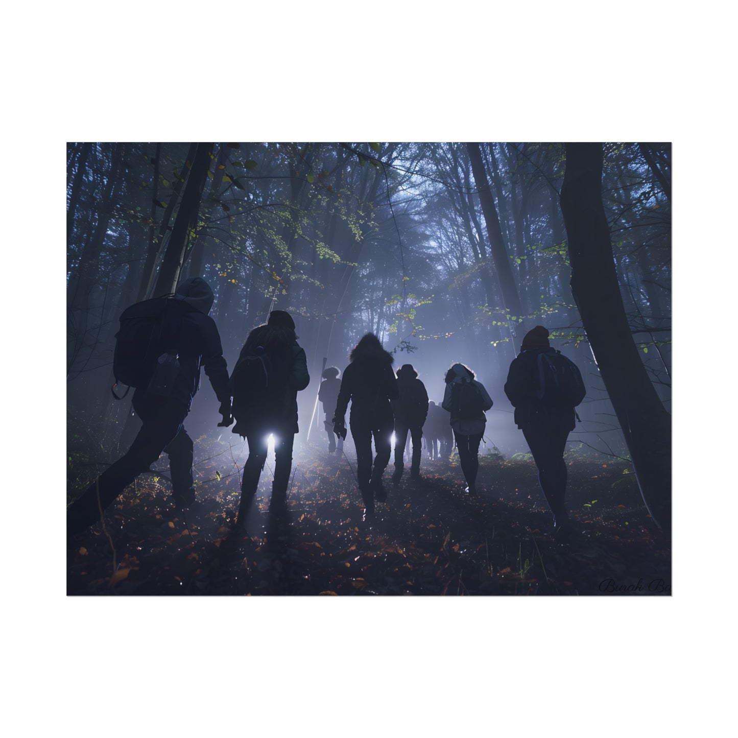 Mysterious Forest Adventure: Exploring with Courage - Poster
