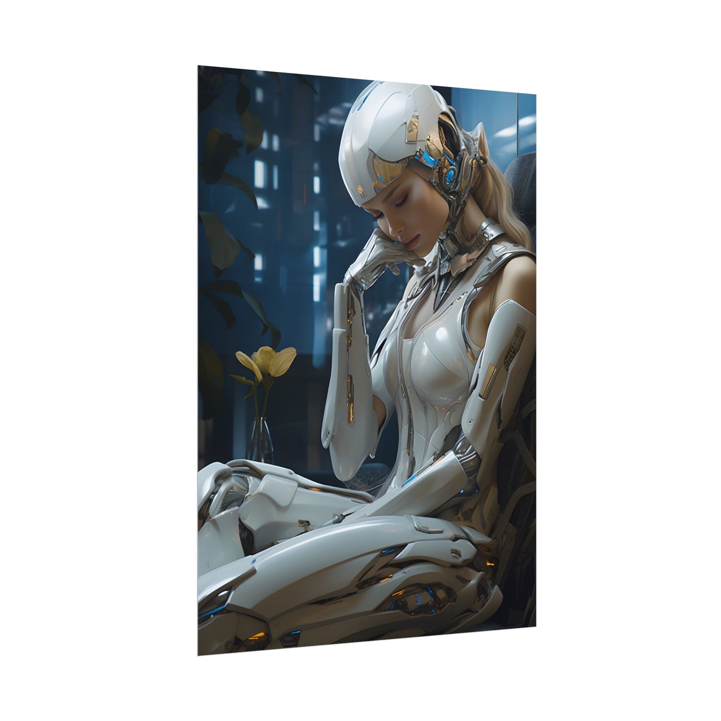 Modern Art Heist: Robot Team in Museum - Poster