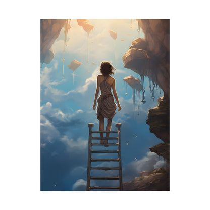 Casual Moment: Person Outdoor Portrait - Poster