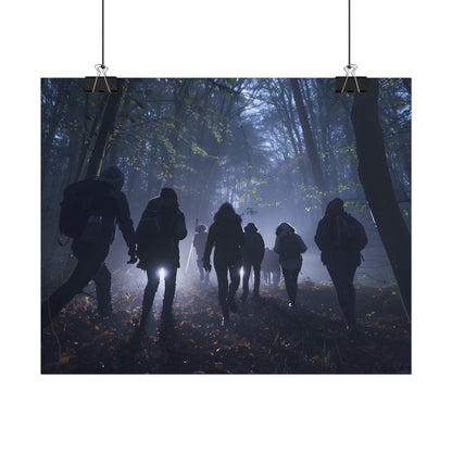 Mysterious Forest Adventure: Exploring with Courage - Poster