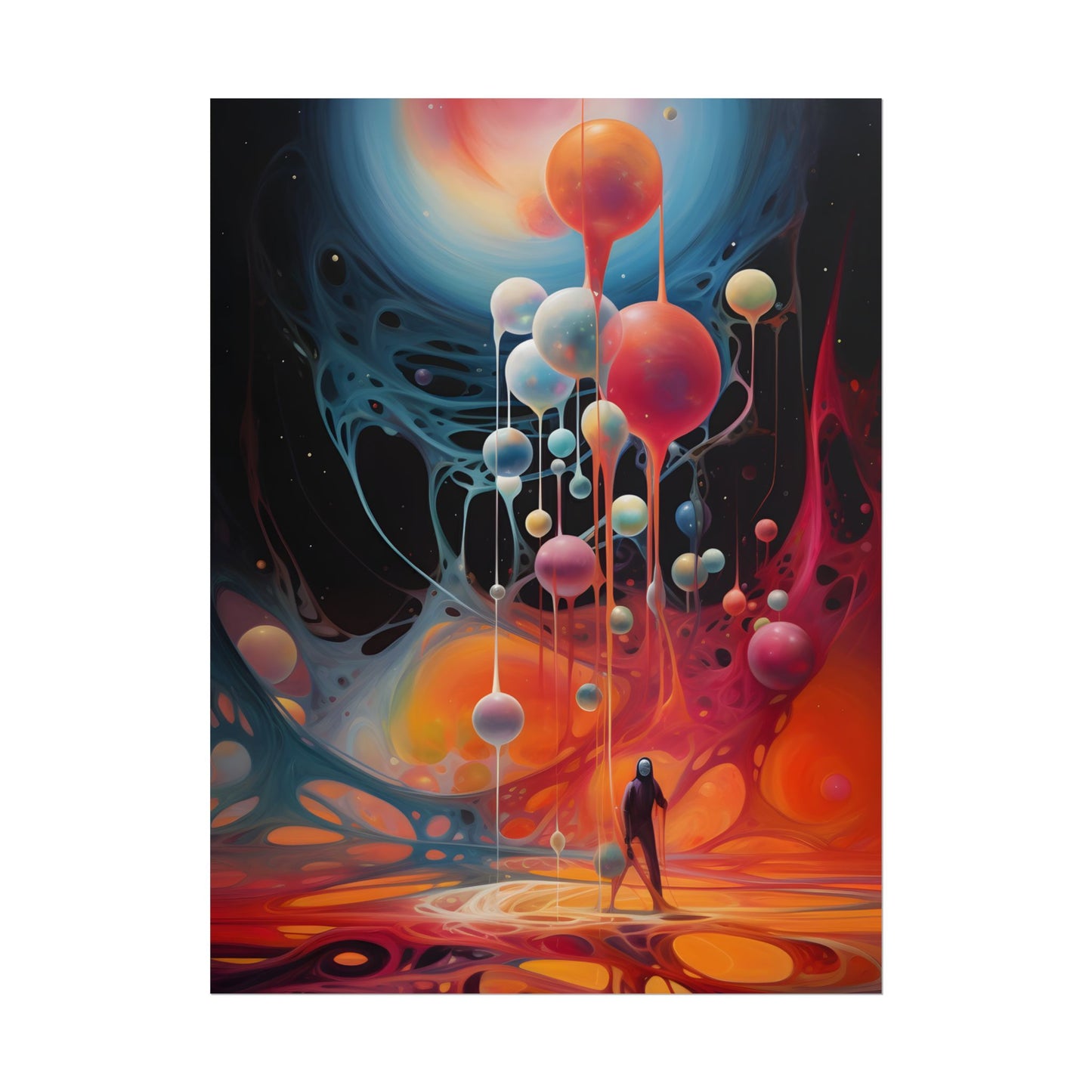 Cosmic Art Gallery: Enchanting Celestial Realm - Poster