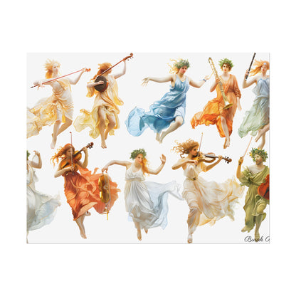 Ethereal Goddesses of Greece: Athena to Nemesis Artwork - Poster