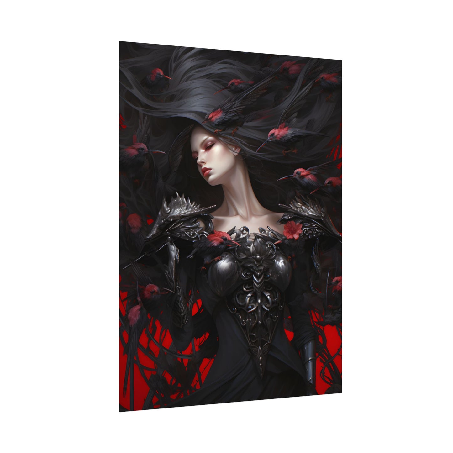 Enigmatic Songbird: Nature's Guardian Art - Poster