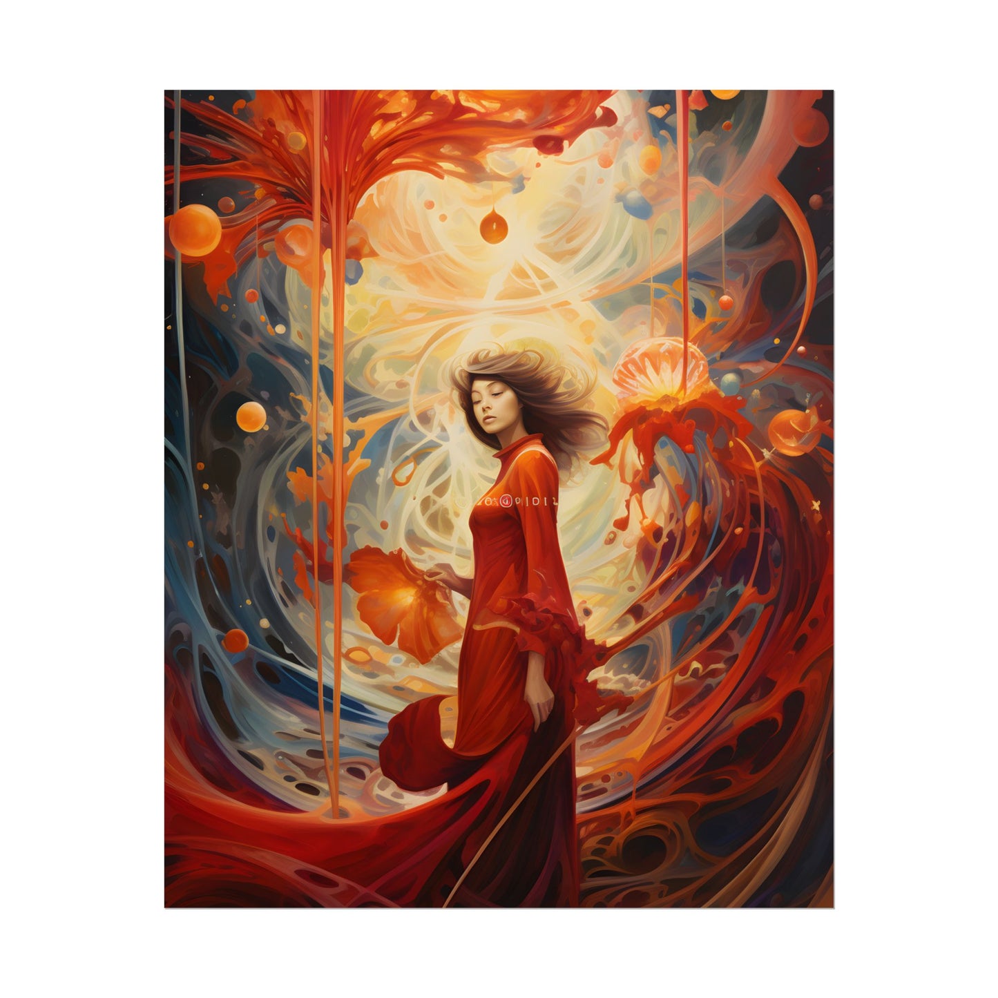 Stellar Gallery: Cosmic Abstract Art Collection - Poster