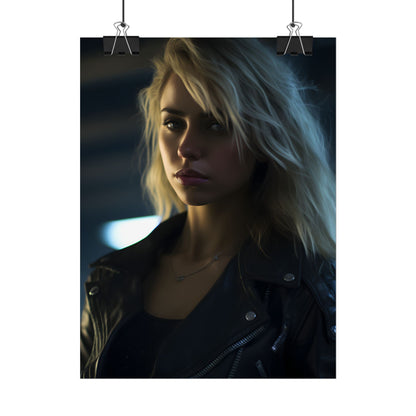 Cyberpunk Youth: Urban Street Art - Poster