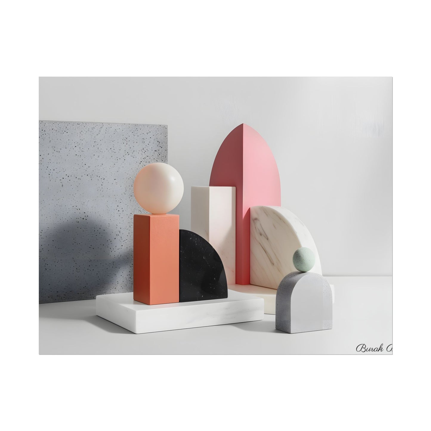 Minimalist Black & White Geometry Product Design: Artwork - Poster