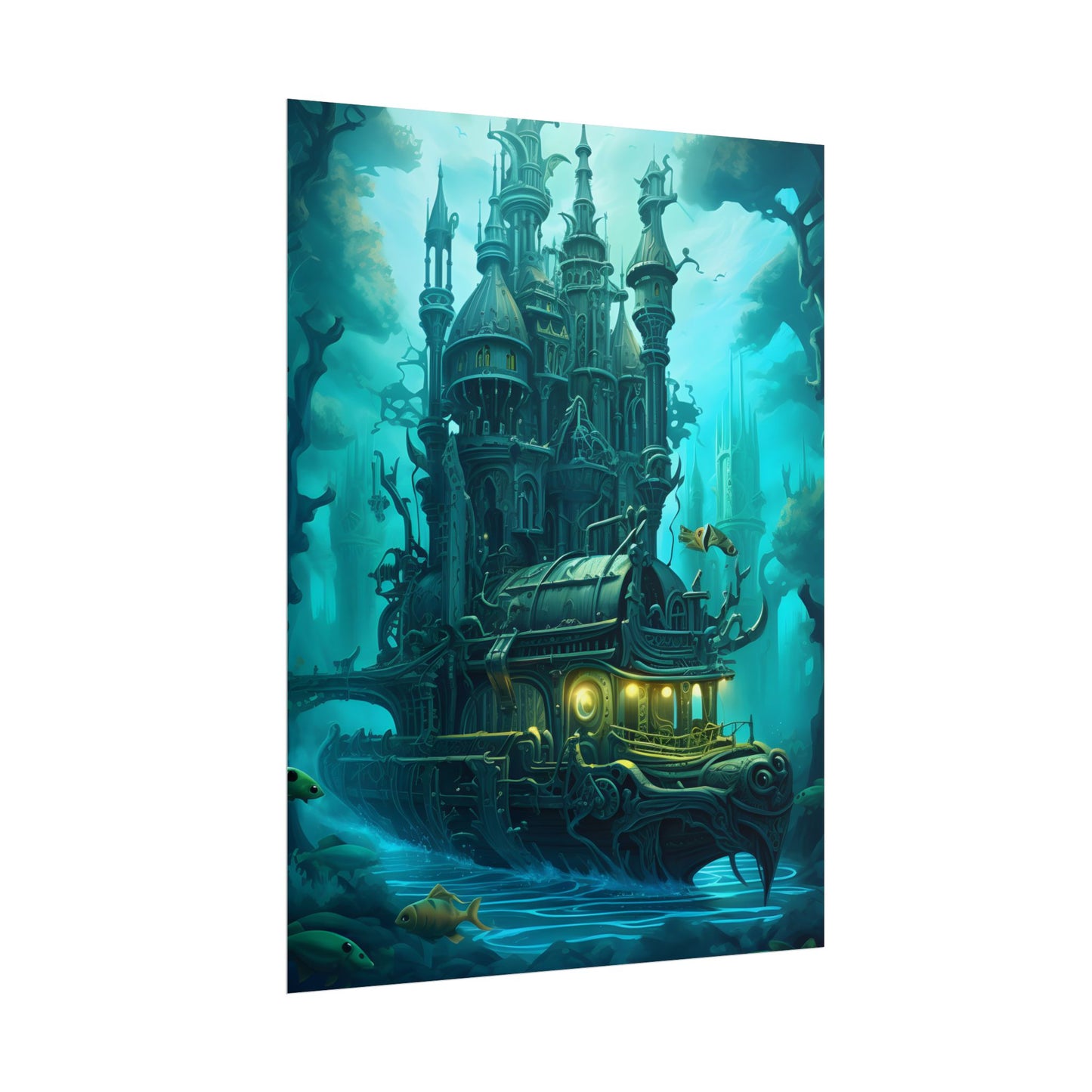 Tidal Quest: Steampunk Depths - Poster