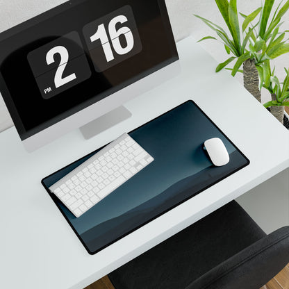 Minimalist Night Sky: Ethereal Stars Artwork - Desk Mat