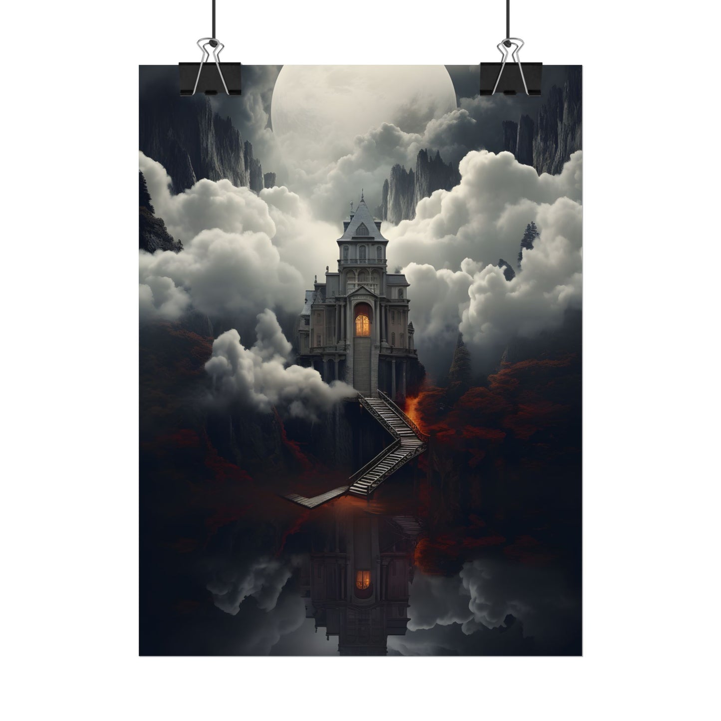 Handheld Message: Personal Artwork in a Small Oval Frame - Poster