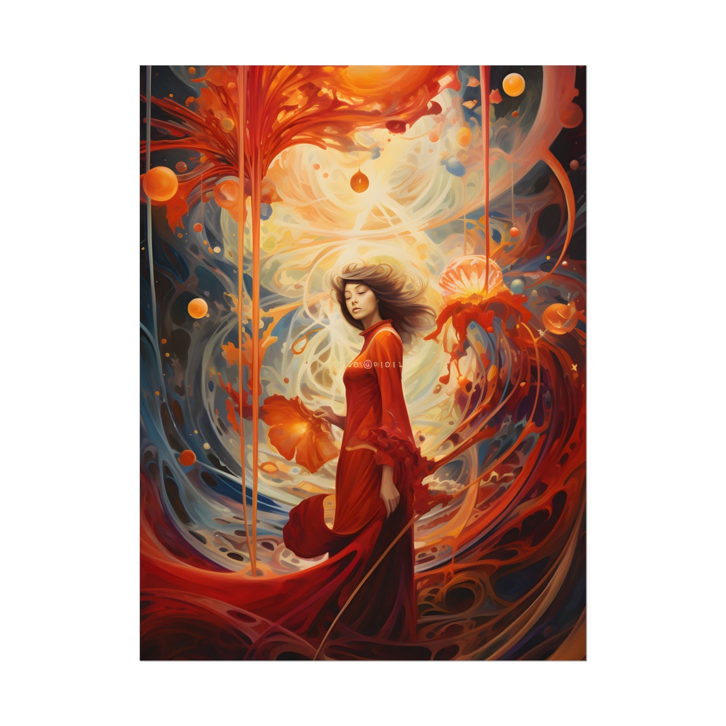 Stellar Gallery: Cosmic Abstract Art Collection - Poster