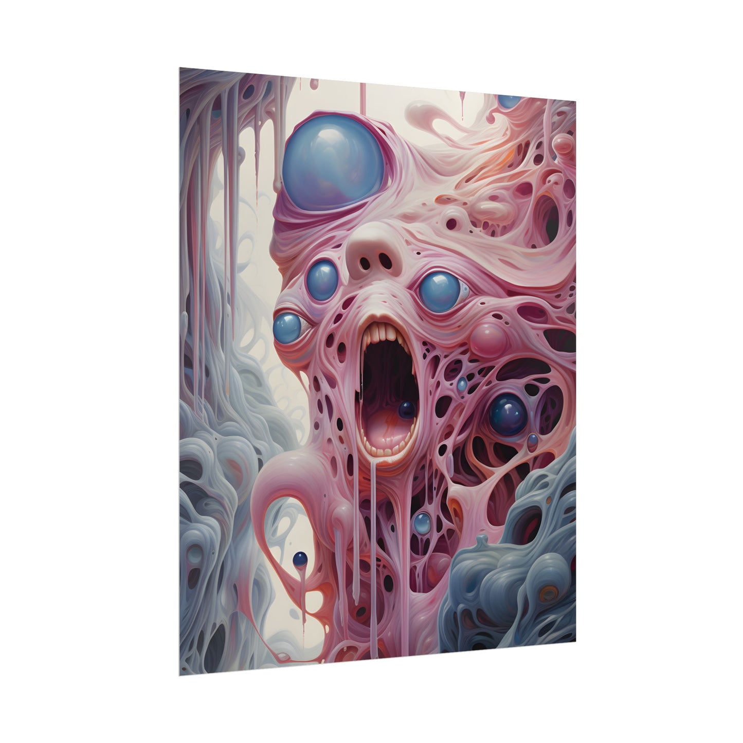 Fabric of Reality: Vibrant Portals and Rifts Artwork - Poster