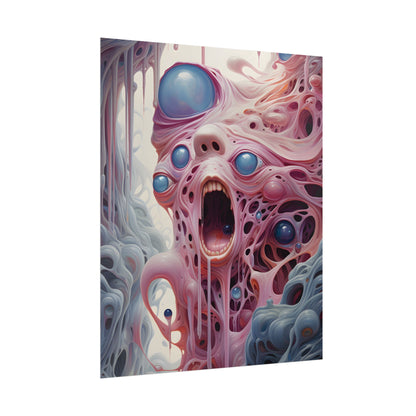 Fabric of Reality: Vibrant Portals and Rifts Artwork - Poster