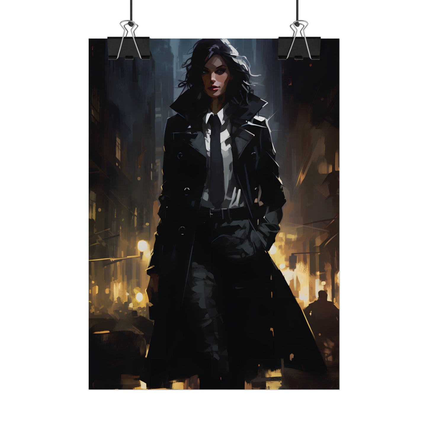 Urban Fantasy Detective: Mystery in City Streets - Poster