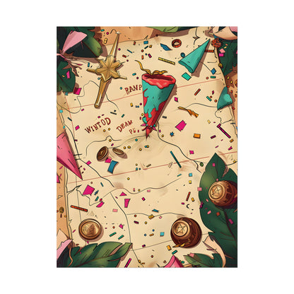 Whimsical Portrait with a Large Nose - Poster