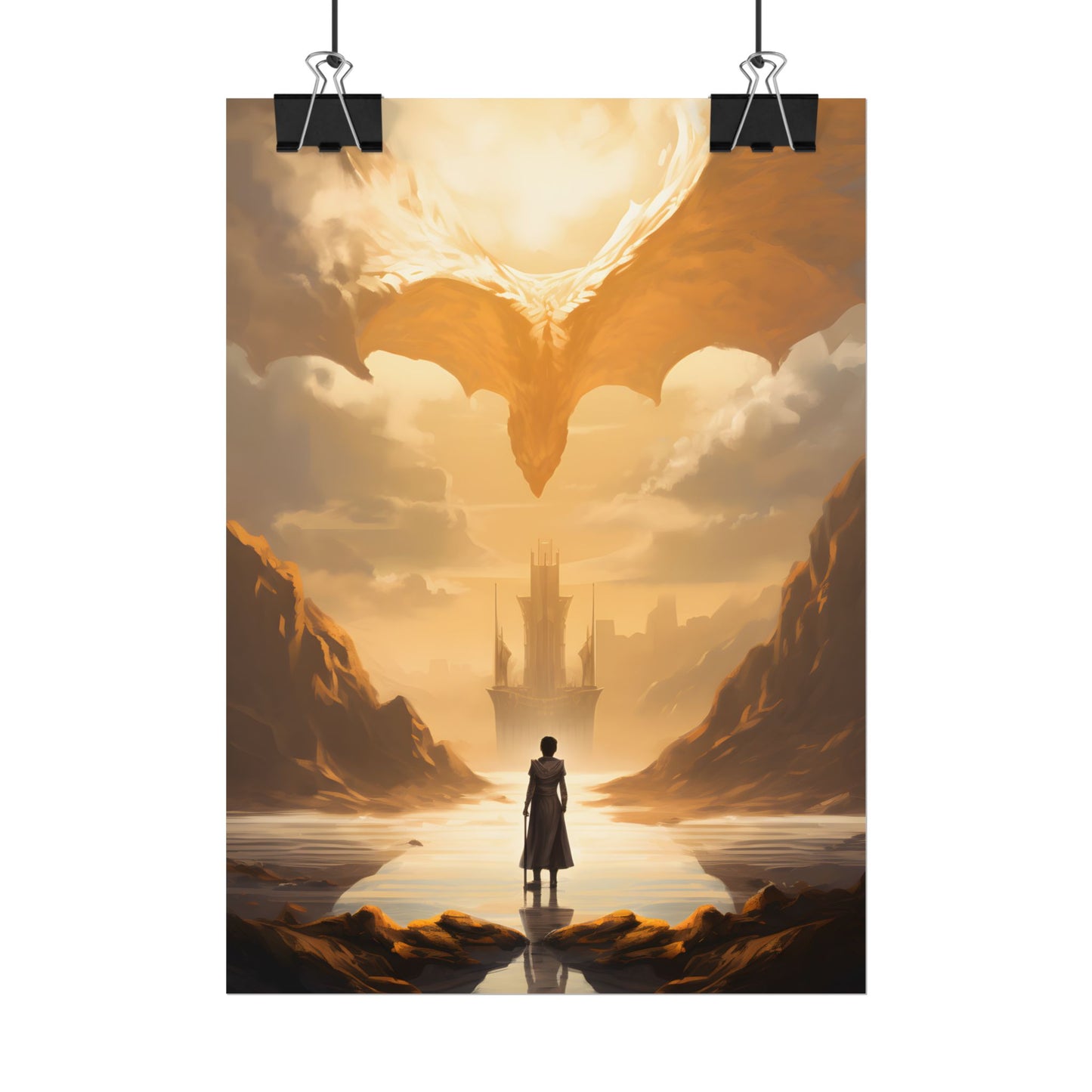 Green Handheld: Close-Up Artwork with Glossy Details - Poster