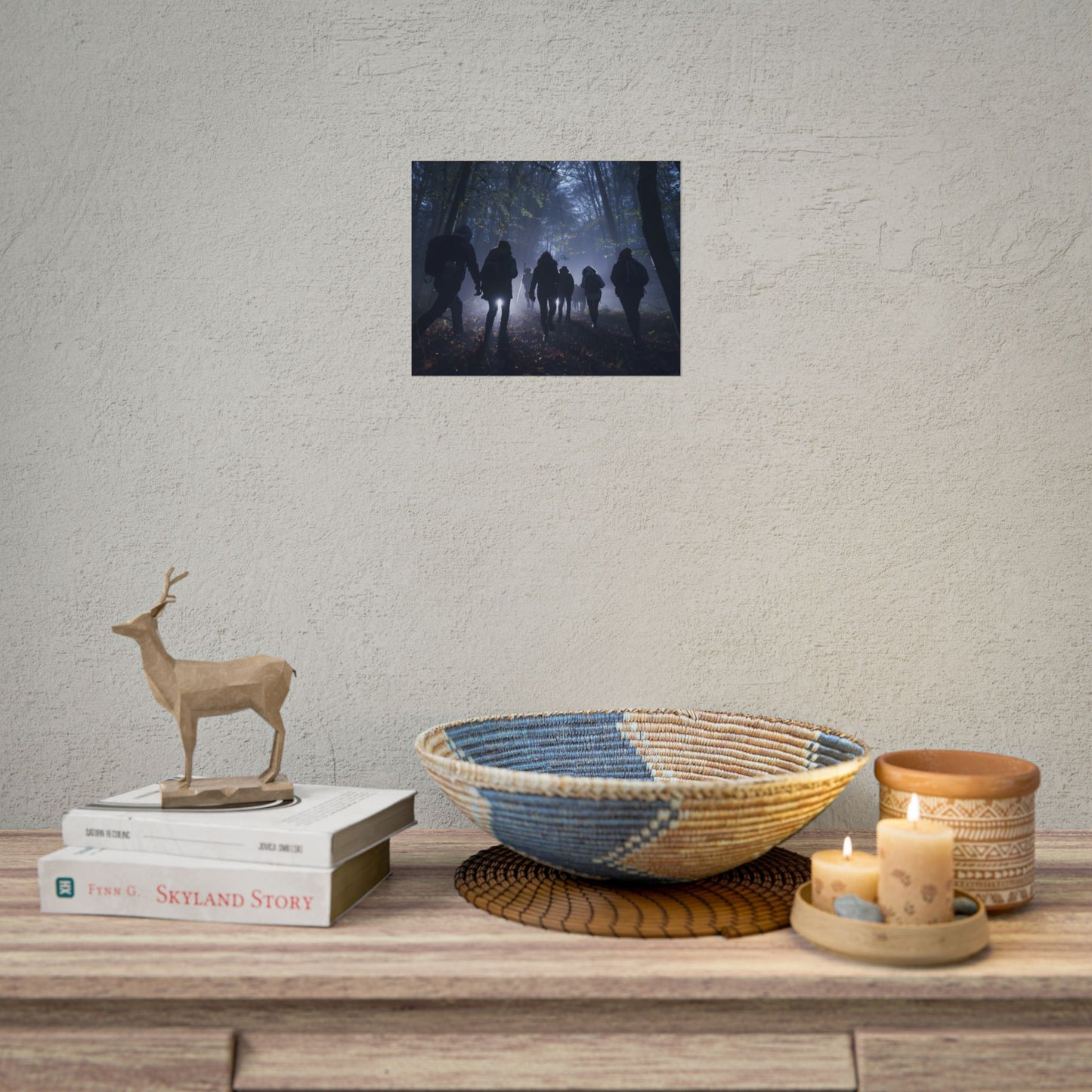Mysterious Forest Adventure: Exploring with Courage - Poster