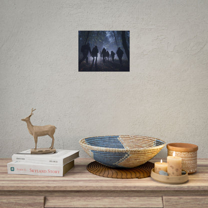 Mysterious Forest Adventure: Exploring with Courage - Poster
