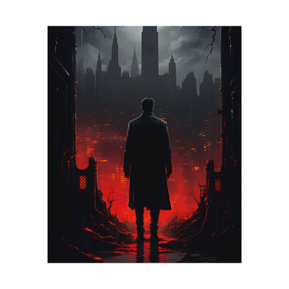 Urban Fantasy Detective: City Streets Mystery Artwork - Poster