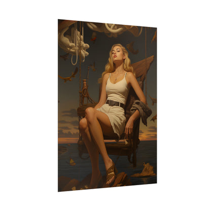A Gentle Grip: Close-Up Photography Art - Poster