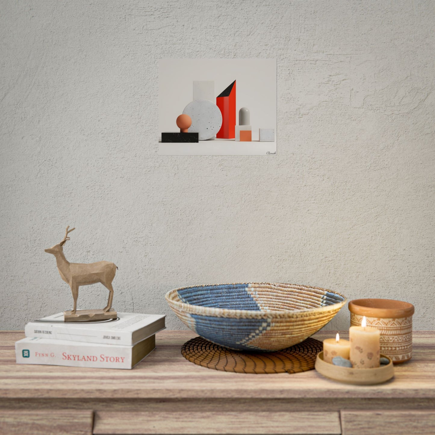 Minimalist Geometric Design: Modern Accessory Artwork - Poster