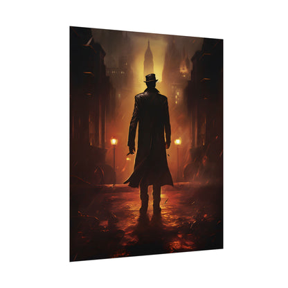 Urban Fantasy Detective: Mystery Graphic Novel Artwork - Poster