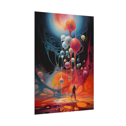Cosmic Art Gallery: Enchanting Celestial Realm - Poster