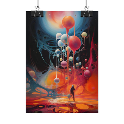 Cosmic Art Gallery: Enchanting Celestial Realm - Poster