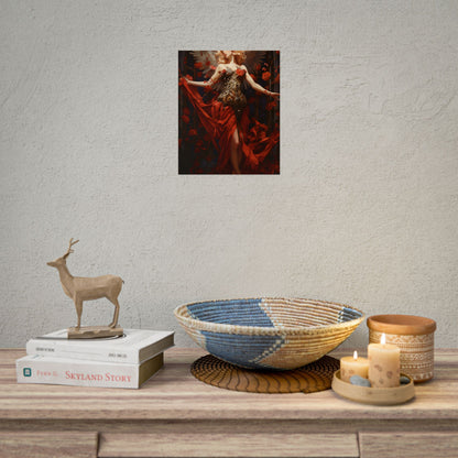 Enigmatic Guardian: A Figure of Mysterious Presence - Poster