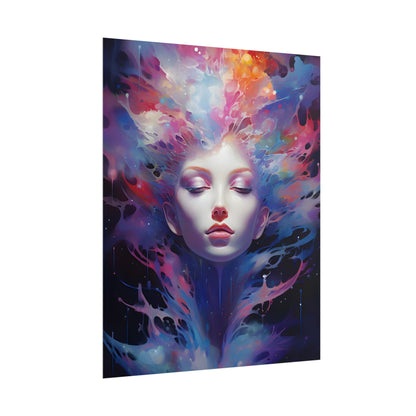 Otherworldly Celestial Dreams: Impressionistic Art Gallery - Poster