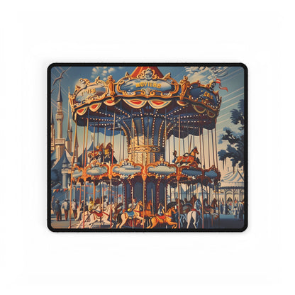 Vintage Disney Attraction: Retro-Themed Artwork - Desk Mat