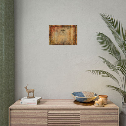 Vintage Biblical Art Print: A Historical Scene - Poster