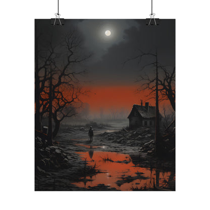 Daytime City Portrait: Outdoors Artwork - Poster